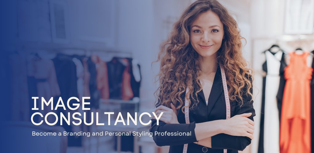Image Consulting professional wearing a measuring tape.